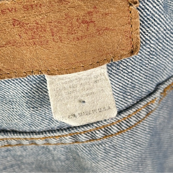 Levi’s vintage 70s/80s denim vest made in the USA large - Picture 5 of 10